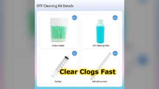 น้ำยาทำความสะอาดหัวฉีด DTF สำหรับหัวพิมพ์ EPSON